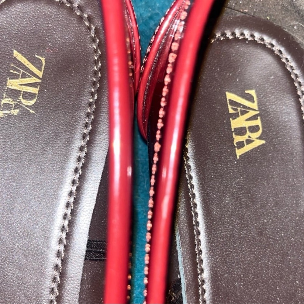 Zara Red Shoes - Picture 2 of 5